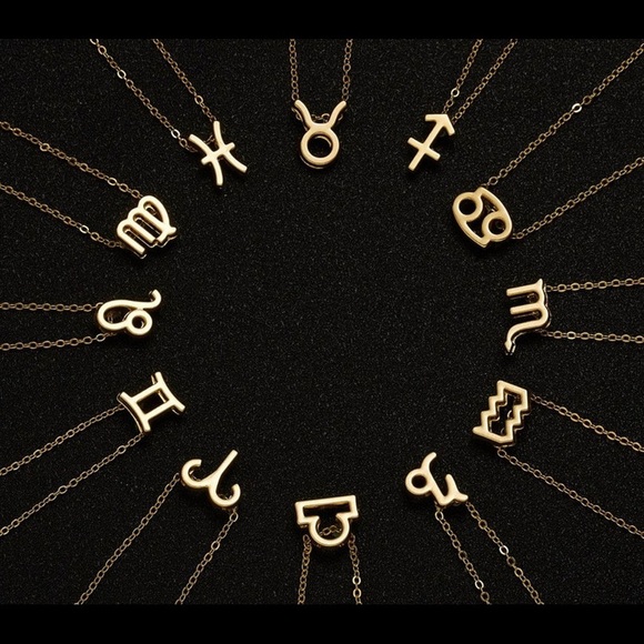 Zodiac Virgo 3 piece Goldtone Pendant necklaces - Picture 6 of 8